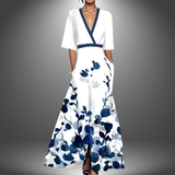 Vestido Floral Elegante Hecho a Mano Pierina