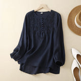 Blusa Bordada Laurienne™ con Botones