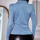 Blusa Power Fruncida