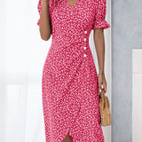 Vestido Floral de Manga Corta Jeanne™