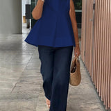 Blusa Sin Mangas Minimalista Sana