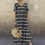 Vestido Largo Koral™ con Cuello en V para Primavera/Verano