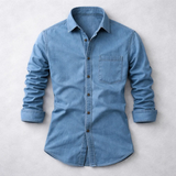 Camisa de Mezclilla de Plata