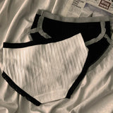 Conjunto de Panties de Algodón Acanalado Serene