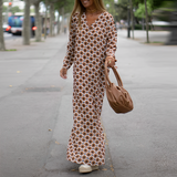 Vestido Entallado Estampado Juliet™ con Cuello en V
