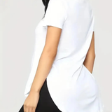 Camiseta Larga Plus Size Aveline