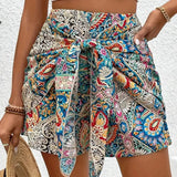 Corbata Bohemia Paisley Corta