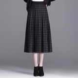 Falda Midi Houndstooth Monroe