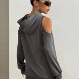 Sudadera Off-Shoulder Essentia