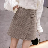 Falda Corta Houndstooth Kensington