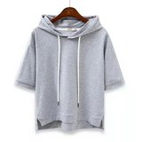 Sudadera con Capucha de Manga Corta Maison