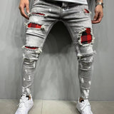 Pantalón de Mezclilla Desgastado Rebel