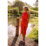 Vestido Midi Elegante Kasia Primavera Verano