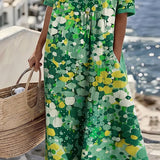 Vestido Midi Floral Suelto Elena
