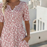 Vestido Midi Floral Suelto Carmen