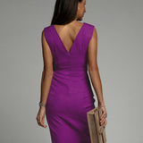Vestido Entallado Fresia™ con Escote en V