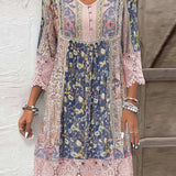 Vestido Bohemio Mirabel con Encaje