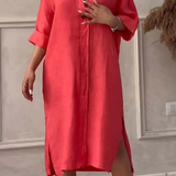 Vestido Ligero Clarita de Corte Amplio Primavera