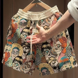 Short de Arte Gráfico Retro