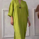 Vestido Ligero Clarita de Corte Amplio Primavera