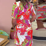 Vestido Midi Estampado Nadia