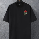 Camiseta Gráfica 'Nunca Separar' con Diseño de Rosa