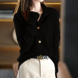 Cardigan de Punto Sublime con Botones