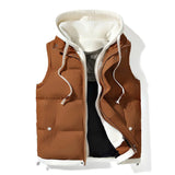 Chaleco Puffer con Capucha Soft Shell