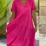 Vestido Ligero Nathalie™ con Escote en Pico
