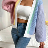 Cardigan de Punto Lucid Block