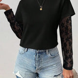 Camiseta Capa de Encaje Mirelle