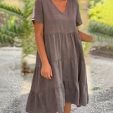 Vestido Ligero Nathalie™ con Escote en Pico