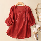 Blusa de Botones Asimétricos Laurienne™