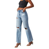 Jeans Desgastados Lavado Claro Savona