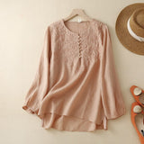 Blusa Bordada Laurienne™ con Botones