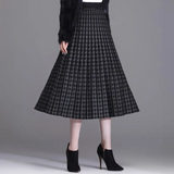 Falda Midi Houndstooth Monroe