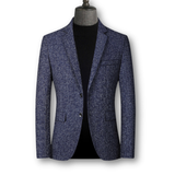 Blazer Elegante en Tejido Escocés Domenico