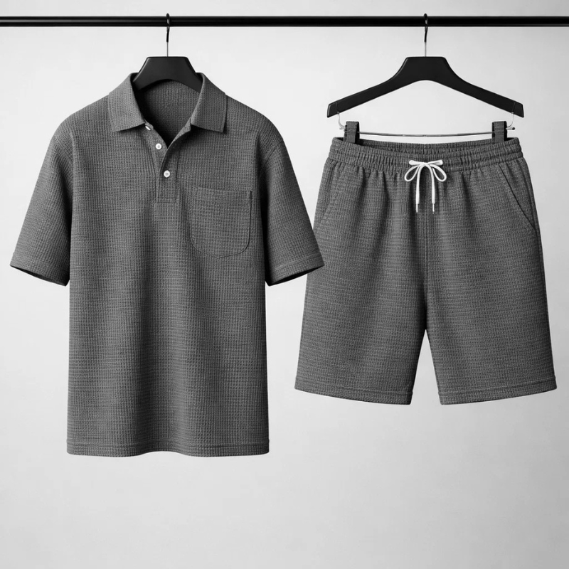Conjunto de Punto Waffle Carter
