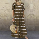Vestido Largo Koral™ con Cuello en V para Primavera/Verano