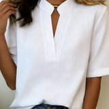 Camisa de Manga Corta Relaxed Lunvessa para Mujer