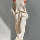 Camilla | Conjunto moderno de punto y lino para Dama