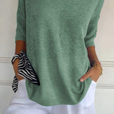 Blusa de Punto con Escote en V Paris™
