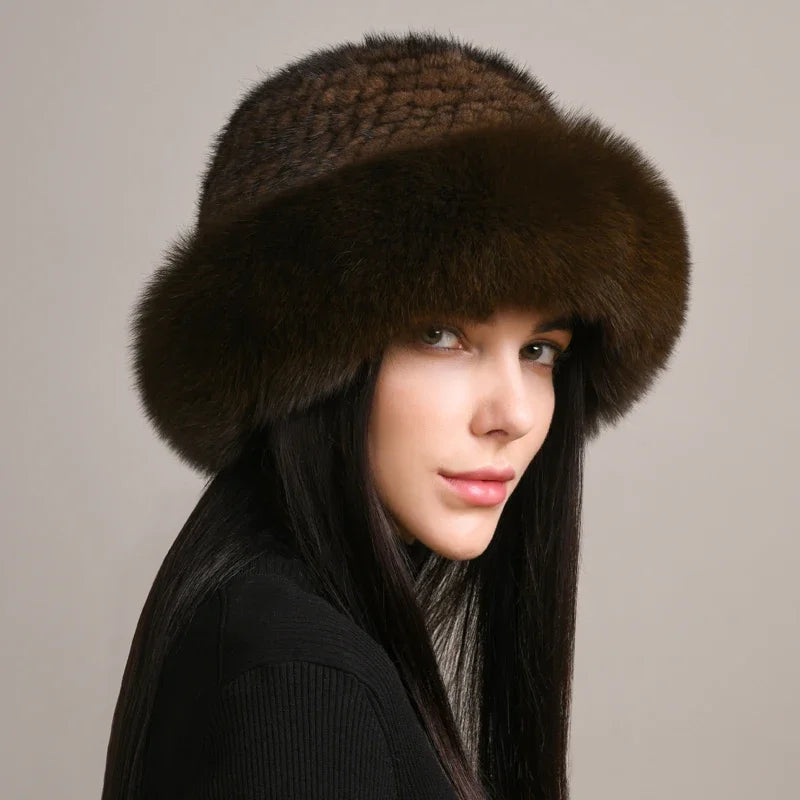 Sombrero de Piel de Visón Valentina