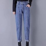 Jeans de Cintura Alta Double-Take