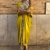 Vestido Largo Elegante con Cárdigan a Juego Abrielle