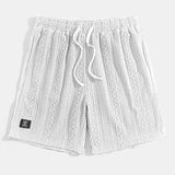 Shorts de Lounge de Punto con Diseño de Diamante