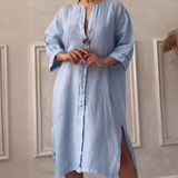 Vestido Ligero Clarita de Corte Amplio Primavera
