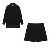 Maud | Conjunto elegante de blusa y pantalones cortos