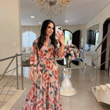 Vestido Largo Floral Claudia