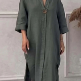 Vestido Ligero Clarita de Corte Amplio Primavera